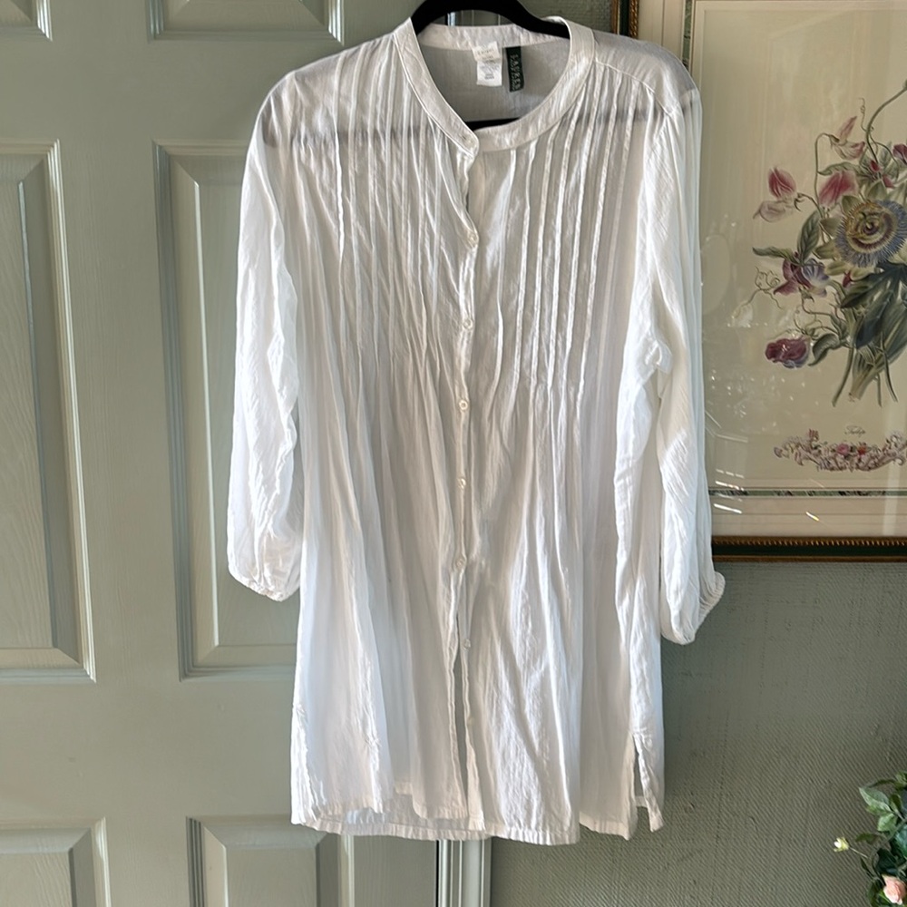 Lauren white tunic beautiful vintage piece